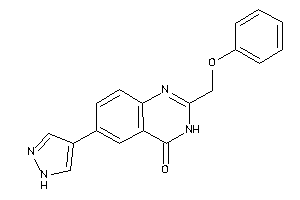 2-(phenoxymethyl)-6-(1H-pyrazol-4-yl)-3H-quinazolin-4-one