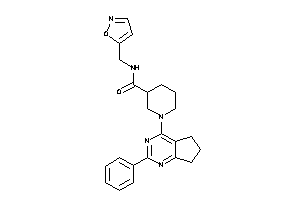 N-(isoxazol-5-ylmethyl)-1-(2-phenyl-6,7-dihydro-5H-cyclopenta[d]pyrimidin-4-yl)nipecotamide