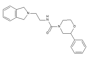 N-(2-isoindolin-2-ylethyl)-2-phenyl-morpholine-4-carboxamide