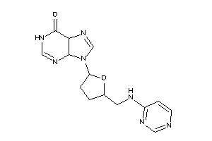 9-[5-[(4-pyrimidylamino)methyl]tetrahydrofuran-2-yl]-4,5-dihydro-1H-purin-6-one