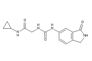 N-cyclopropyl-2-[(3-ketoisoindolin-5-yl)carbamoylamino]acetamide