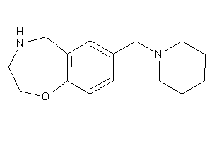 7-(piperidinomethyl)-2,3,4,5-tetrahydro-1,4-benzoxazepine