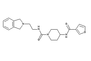 4-(3-furoylamino)-N-(2-isoindolin-2-ylethyl)piperidine-1-carboxamide