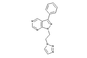 3-phenyl-1-[2-(triazol-1-yl)ethyl]pyrazolo[3,4-d]pyrimidine