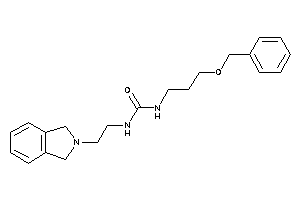 1-(3-benzoxypropyl)-3-(2-isoindolin-2-ylethyl)urea