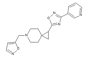 5-[6-(isoxazol-5-ylmethyl)-6-azaspiro[2.5]octan-1-yl]-3-(3-pyridyl)-1,2,4-oxadiazole