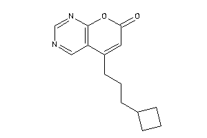 Image of 5-(3-cyclobutylpropyl)pyrano[2,3-d]pyrimidin-7-one