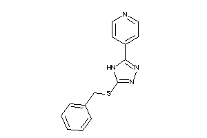 4-[5-(benzylthio)-4H-1,2,4-triazol-3-yl]pyridine