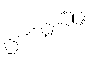 5-[4-(3-phenylpropyl)triazol-1-yl]-1H-indazole