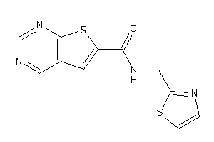 N-(thiazol-2-ylmethyl)thieno[2,3-d]pyrimidine-6-carboxamide