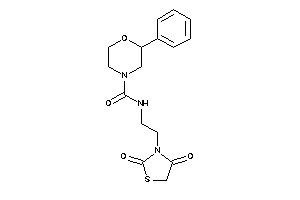 N-[2-(2,4-diketothiazolidin-3-yl)ethyl]-2-phenyl-morpholine-4-carboxamide