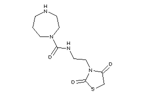 N-[2-(2,4-diketothiazolidin-3-yl)ethyl]-1,4-diazepane-1-carboxamide