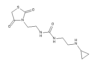 1-[2-(cyclopropylamino)ethyl]-3-[2-(2,4-diketothiazolidin-3-yl)ethyl]urea