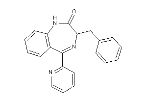3-benzyl-5-(2-pyridyl)-1,3-dihydro-1,4-benzodiazepin-2-one