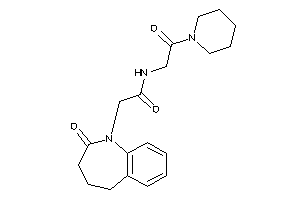 2-(2-keto-4,5-dihydro-3H-1-benzazepin-1-yl)-N-(2-keto-2-piperidino-ethyl)acetamide