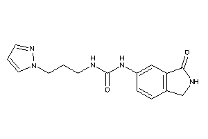 1-(3-ketoisoindolin-5-yl)-3-(3-pyrazol-1-ylpropyl)urea