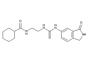 N-[2-[(3-ketoisoindolin-5-yl)carbamoylamino]ethyl]cyclohexanecarboxamide