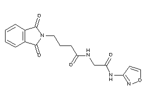 N-[2-(isoxazol-3-ylamino)-2-keto-ethyl]-4-phthalimido-butyramide