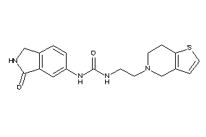 1-[2-(6,7-dihydro-4H-thieno[3,2-c]pyridin-5-yl)ethyl]-3-(3-ketoisoindolin-5-yl)urea