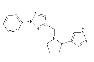 2-phenyl-4-[[2-(1H-pyrazol-4-yl)pyrrolidino]methyl]triazole