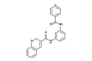 N-[3-(2H-chromene-3-carbonylamino)phenyl]isonicotinamide