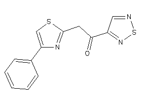 2-(4-phenylthiazol-2-yl)-1-(1,2,5-thiadiazol-3-yl)ethanone