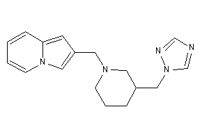 2-[[3-(1,2,4-triazol-1-ylmethyl)piperidino]methyl]indolizine