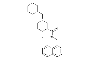 1-(cyclohexylmethyl)-4-keto-N-(1-naphthylmethyl)nicotinamide