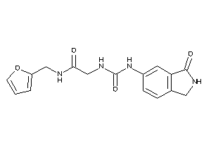 N-(2-furfuryl)-2-[(3-ketoisoindolin-5-yl)carbamoylamino]acetamide