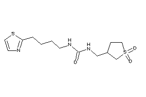 1-[(1,1-diketothiolan-3-yl)methyl]-3-(4-thiazol-2-ylbutyl)urea