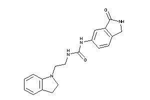 1-(2-indolin-1-ylethyl)-3-(3-ketoisoindolin-5-yl)urea