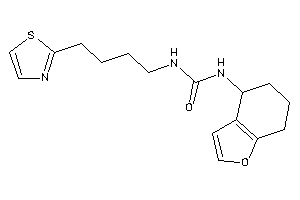 1-(4,5,6,7-tetrahydrobenzofuran-4-yl)-3-(4-thiazol-2-ylbutyl)urea