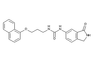 1-(3-ketoisoindolin-5-yl)-3-[3-(1-naphthoxy)propyl]urea