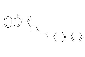 N-[4-(4-phenylpiperazino)butyl]-1H-indole-2-carboxamide