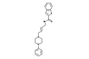 N-[4-(4-phenylpiperazino)but-2-enyl]benzothiophene-2-carboxamide