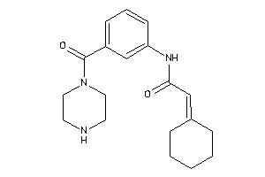 2-cyclohexylidene-N-[3-(piperazine-1-carbonyl)phenyl]acetamide