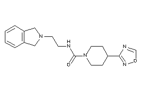 N-(2-isoindolin-2-ylethyl)-4-(1,2,4-oxadiazol-3-yl)piperidine-1-carboxamide