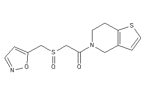 1-(6,7-dihydro-4H-thieno[3,2-c]pyridin-5-yl)-2-(isoxazol-5-ylmethylsulfinyl)ethanone