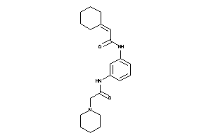 N-[3-[(2-cyclohexylideneacetyl)amino]phenyl]-2-piperidino-acetamide