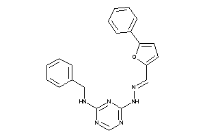 Benzyl-[4-[N'-[(5-phenyl-2-furyl)methylene]hydrazino]-s-triazin-2-yl]amine