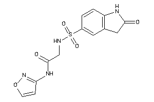 N-isoxazol-3-yl-2-[(2-ketoindolin-5-yl)sulfonylamino]acetamide