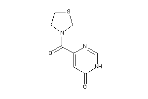 4-(thiazolidine-3-carbonyl)-1H-pyrimidin-6-one