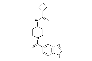 N-[1-(1H-benzimidazole-5-carbonyl)-4-piperidyl]cyclobutanecarboxamide