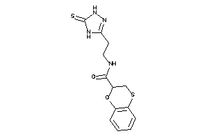 Image of N-[2-(5-thioxo-1,4-dihydro-1,2,4-triazol-3-yl)ethyl]-2,3-dihydro-1,4-benzoxathiine-2-carboxamide