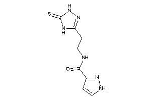 N-[2-(5-thioxo-1,4-dihydro-1,2,4-triazol-3-yl)ethyl]-1H-pyrazole-3-carboxamide