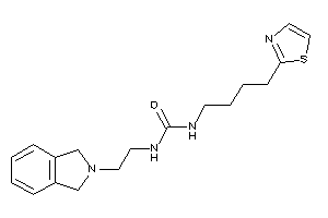 1-(2-isoindolin-2-ylethyl)-3-(4-thiazol-2-ylbutyl)urea