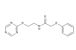 2-phenoxy-N-[2-(s-triazin-2-yloxy)ethyl]acetamide
