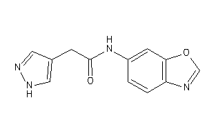 N-(1,3-benzoxazol-6-yl)-2-(1H-pyrazol-4-yl)acetamide