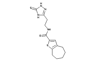 N-[2-(5-thioxo-1,4-dihydro-1,2,4-triazol-3-yl)ethyl]-5,6,7,8-tetrahydro-4H-cyclohepta[b]thiophene-2-carboxamide