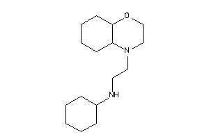 2-(2,3,4a,5,6,7,8,8a-octahydrobenzo[b][1,4]oxazin-4-yl)ethyl-cyclohexyl-amine